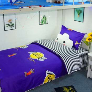 床组被套单人床上用品星空麋鹿卡通被单床上3 学生宿舍a三件式