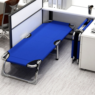 折叠床 折叠床可收缩折叠床一米二五宽 钢丝床单人折叠不占空间