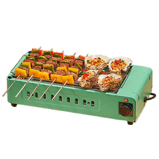 铁板烤串用具 厂销电烧烤炉家用电烤盘烤肉机架子商用小型韩式 新款