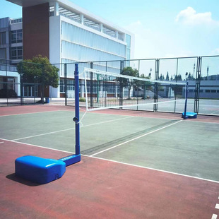 金陵体育标准移动配重式 排球柱排球网架含网及钢丝绳PPZ 13111