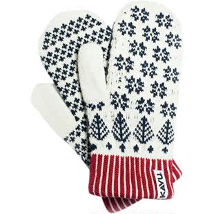 保暖可爱针织连指手套女美国直邮B0048T kavu冬季