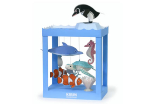 满35元 海龟海马海豚小丑鱼 海洋朋友 手工制作纸模型DIY模型 包邮