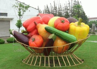 广州泡沫雕塑广告模型 展览会场景布置造型 广告模型 水果雕塑