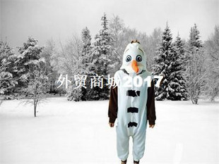 Jumpsuit Costume Snowman Adult CosplaSy Olaf Pajamas Anime