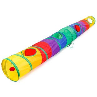 Toy Tube Pet jTunnel indo Play Cae Collapsiblt actIcal