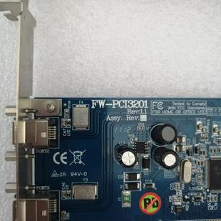 推荐 PCI3201原装 拆机采集卡1394口实物拍摄包好 台湾IOI