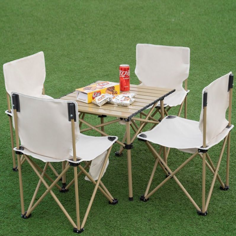 烧烤凳子露营户外 折叠可携式 摆摊专用桌桌子小桌子夜市桌椅套装