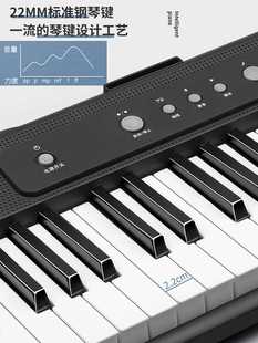 乐 专业用初I学者61键盘幼师家用数码 高档Kuyin智能电子钢琴便携式