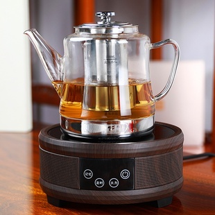 加厚玻璃煮茶壶电磁炉用煮茶器泡茶壶过滤大容量电陶X炉玻璃烧水