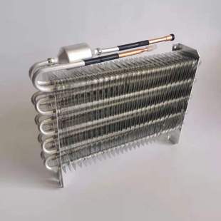 适用空调冷柜散热蒸发器散热片制 铜管s散热器 铝管铝翅片冷凝器