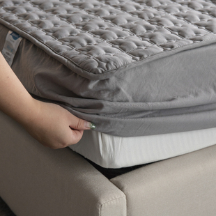 防滑固定床垫纯棉床笠单件加厚防水隔尿席梦思保护套棕垫乳胶床罩