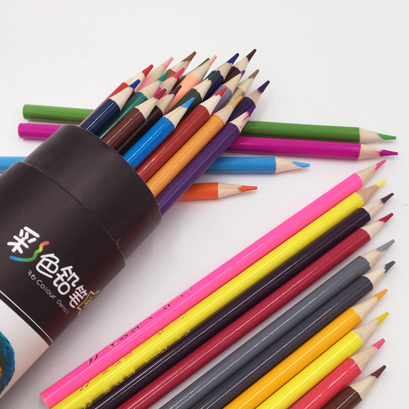 柯勒乔彩铅油性铅笔36色彩笔绘画手绘铅笔水彩笔蜡笔蜡笔油性铅笔