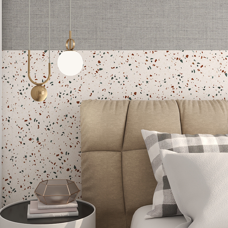 彩色水磨石600×1200地板砖客厅防滑瓷砖仿古砖餐厅卧室网红瓷砖
