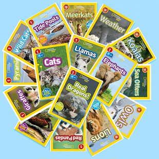 美国国家地理儿童英语分级阅读 初阶低幼儿动物小百科启蒙绘本英文原版 National 绘本 Level Geographic Kids 一阶段 Readers