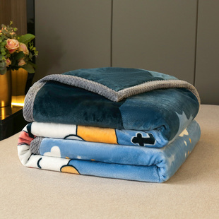 床垫子加绒床单人学生宿舍床上用 加厚珊瑚牛奶法兰绒毯毛毯子冬季