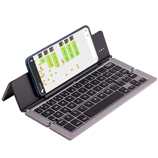 蓝牙折叠键盘鼠标适用华为Mate40无线nova7 20手机5G平板电脑X2鸿蒙智慧屏畅享办公打字键鼠套装 8荣耀p40