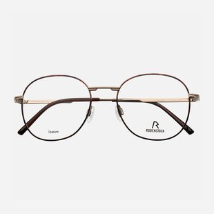 RODENSTOCK罗敦司得眼镜架男小脸圆框复古纯钛眼镜框可配镜片7107