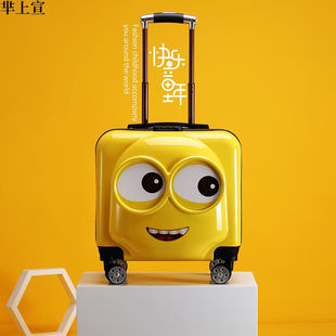 儿童拉杆箱女童小型行李箱定制logo宝宝卡通旅行箱男孩18英寸 新款