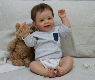 60厘米仿真婴儿洋娃娃男宝宝Yannik 6个月 模特3 真人比例 童装