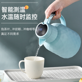 水壶家用大容量便携热水瓶学生宿舍用暖壶茶瓶玻璃内胆保温壶