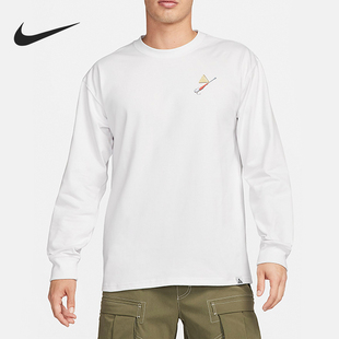 T恤FQ3728 121 Nike 男士 耐克正品 印花圆领长袖 时尚 2024新款