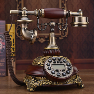 仿古电话机古董复古电话机创意时尚 欧式 电话田园办公电话座机 包邮