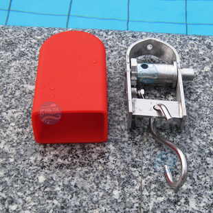 紧线器不锈钢挂钩 游泳池设备泳道线收紧器分道浮标比赛水线