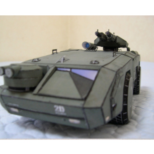 甲车3D立体纸模型DIY手工制作儿童折纸益智玩具 仿真军事模型装