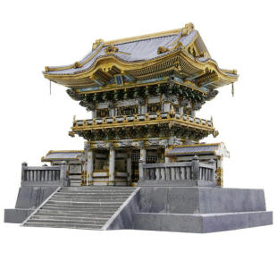 日本东照宫建筑3d立体纸模型DIY手工制作儿童益智折纸玩具