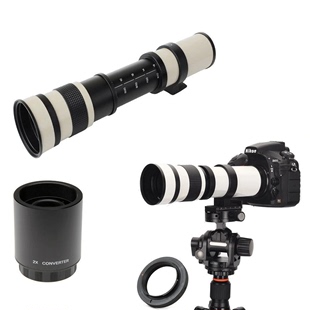 420mm 1600mm长焦镜头摄景拍鸟拍月亮变焦镜头420 2倍增距镜 800