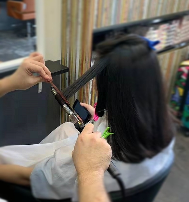 纹理流海烫超细卷发器 韩国世韩性纳米卷发棒带胶片防滑卷棒