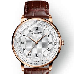 瑞士全自动机械表皮带watch商务 品牌表手表士男高品质新款
