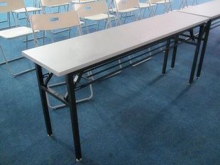办公桌培训台长条桌子折叠办公桌员工培训台会议桌学生阅览桌课桌