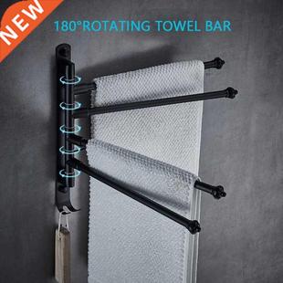 Hanger Towel Swivel Bathroom Tow Swing Steel Bar Stainless