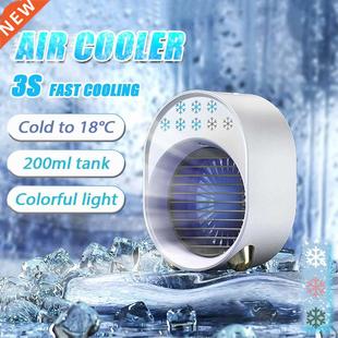 With Colored Mini USB Air Conditioner Portable Cooler