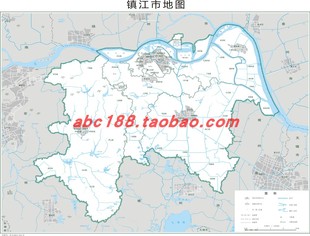 江苏省镇江市镇江市地图行政区划图铁路水系旅游地形交通卫星地质