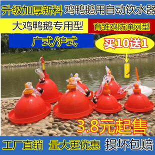 养殖场养鸡设备用品普拉松自动饮水器鸡鸭鹅用喂水器喂鸡饮水壶