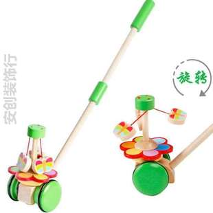 宝宝乐动物助步车儿童手推车 推推学步车多功能玩婴幼儿单杆神器
