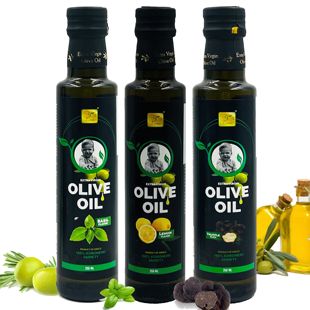 希腊格蓝唯尔特级初榨黑松露橄榄油250ml家用烹饪食用油 临期特价