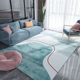 现代简约地毯客厅沙发茶几毯轻奢高级卧室地毯家用地毯大面积免洗