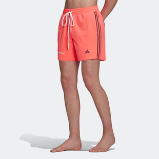 Adidas 百搭正品 系带舒适运动跑步健身吸汗时尚 阿迪达斯男短裤