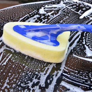 日本家用洗车专用海绵刷子车用强力去污神器高密度海绵擦擦车工具