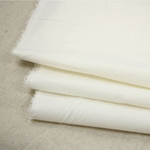确良涤棉TC涂鸦桌布包裹被枕套里布料 白坯布口袋床单内衬防尘