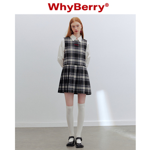 连衣裙小个子背心裙制服女 时髦预科生 短款 无袖 24SS WhyBerry