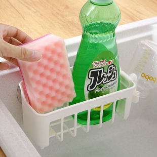 日本进口水槽置物架厨房沥水架奶瓶沥水架子家用浴室海绵擦收纳架