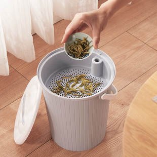 茶水桶废水桶茶渣桶功夫茶具配件茶台分离过滤茶漏茶道接水垃圾桶