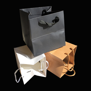 纸袋子定做方形纸袋子大号批发方底 宽底纸袋子方形礼品袋手提袋