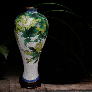 景泰蓝花瓶摆件铜胎掐丝珐琅北京旅游纪念品送老外中国特色家居饰