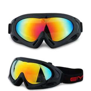 备眼 儿童滑雪眼镜户外登山骑行眼镜成人男女通用防风防雾滑雪装