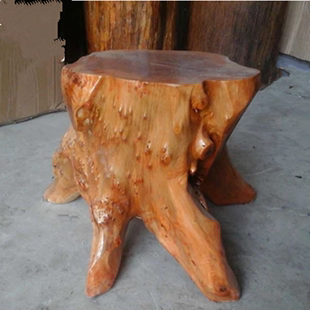 天然根雕凳子实木树墩子原木树桩木头茶几凳木桩坐凳树根底座花架
